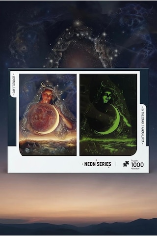 Ay Tanrıçası - 1000 Parça Neon Series-gündüz Ve Gece Parlayan Özel Seri