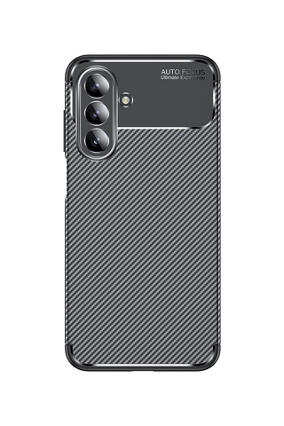 Zore Samsung Galaxy Uyumlu A26 Kılıf Omsy Negro Silikon Kapak - Siyah
