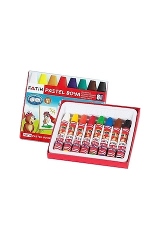 Fatih Pastel Boya 8 Renk Büyük Boy