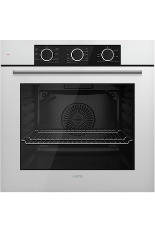 Ferre Flowart Basıc Serisi XE62CB - CS206 - D087 Beyaz Ankastre Set