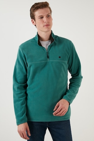 Buratti Slim Fit Anti-Pilling Tüylenme Yapmayan Bato Yaka Kışlık Şardonlu Erkek Polar 5906001 Benetton