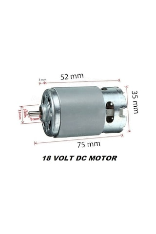 18 Volt Şarjlı Matkap Motoru
