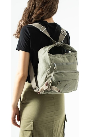 Baginn İster Sırt İster Omuz İster Çapraz Askılı Fonksiyonel Kullanım Kadın Çantası 28 28 Cm 571 Collection Bej