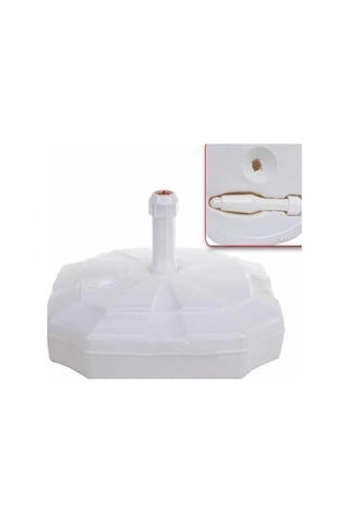 Plaj Bahçe Şemsiyesi Şemsiyelere Uyumlu Şemsiye Altlığı 20 Litre Beyaz Plaj Bahçe Şemsiyesi Şemsiyelere Uyumlu Şemsiye Altlığı 20 Litre Beyaz