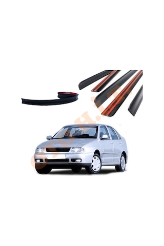 Volkswagen Polo Klasik Uyumlu Bagaj Üstü Spoiler Mat Siyah