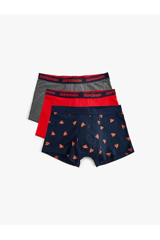 Koton 3'lü Boxer Seti Baskı Detaylı Çok Renkli Lacivert 5wlm90085mk Lacivert