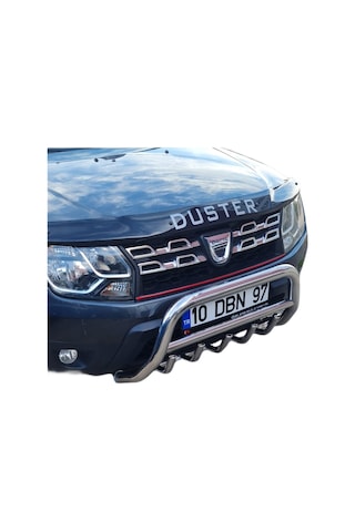 DACİA DUSTER 2018 ÖNCESİ KROM ÖN TAMPON KORUMA TÜM MODELLERLE UYUMLU