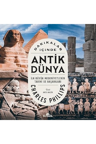 Dakikalar İçinde Antik Dünya: İlk Büyük Medeniyetlerin Tarihi Ve Başarıları + Marifetname 1-2 Ciltli - Kutulu Set