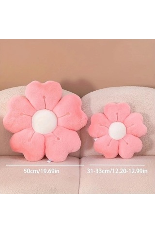 Fastbuy Elmpaly Sarı Papatya Yastık - Dekoratif Pike Yastık, Yatak & Koltuk Aksesuarı Sarı