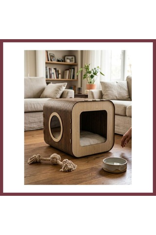 Storeşahin Özel Tasarım Fusion Mdf Kedi Evi Shn0720