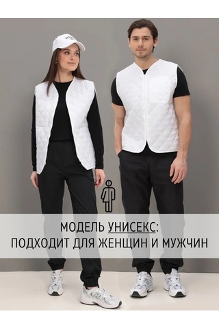 Sf-dominanta Bolonya Kumaştan Üretilmiş İş Ve Sağlık Sektörü İçin Tasarlanmış, İzolasyonlu Ve Kapitone Yeleği. 1960172 Siyah