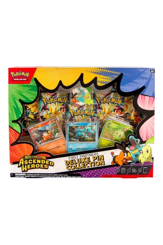 Pokemon Trading Card Games Mega Evolution Ascended Heroes First Partners Deluxe Pin Collection