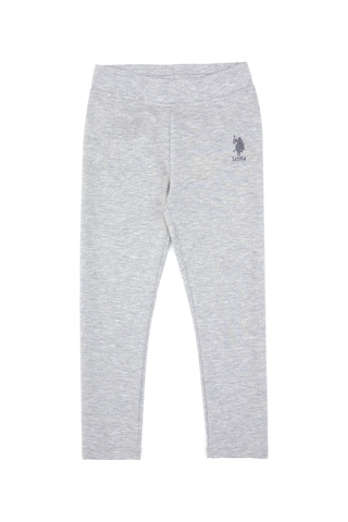 U.s. Polo Assn. Kız Çocuk Açık Gri Melanj Tayt 50316890-vr091 Acık Grı Melanj