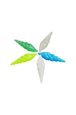 Dofolink Akvaryum Işıklı Dekoratif Taşlar - Reçine Malzeme, 100 Adet/ Paket, Farklı Renkler, Gece Parlama Özelliği