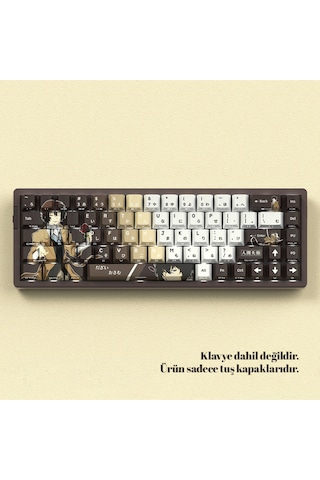 74 Tuş Yan Baskılı Termal Süblimasyon Pbt Manyetik-mekanik Uyumlu Klavye Tuşları Klavye Keycaps