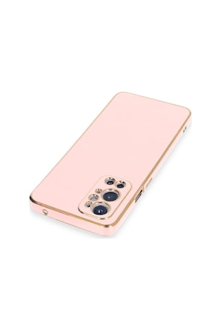 Gld-spt- Newface One Plus 9 Pro Kılıf Volet Silikon - Pembe