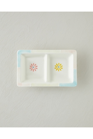 English Home Patchie Stoneware Çerezlik 13x21 Cm Renkli