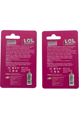 Lol Pamuk Şekeri Lip Care 2 x 5 G