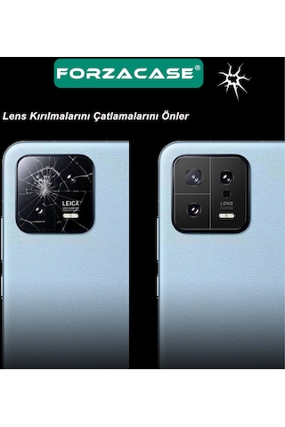 Forzacase Xiaomi Mi 14 Ultra İle Uyumlu Kamera Lens Koruma Halkası Siyah - Fc377 Siyah