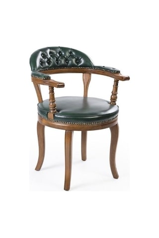 Majesta Classic Ahşap Sandalye Natural-yeşil