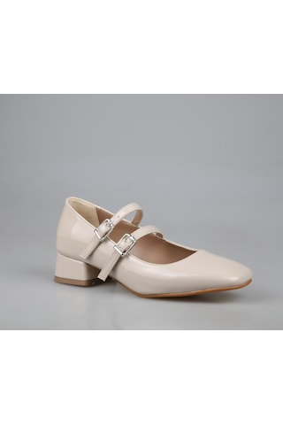 Feles 106-520 Ten Rugan Kadın Topuklu Ayakkabı Ten Rugan