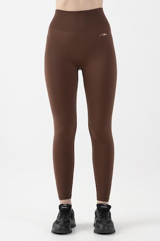 Maraton Active Slimfit Kadın Training Sepya Tayt 812057-sepya