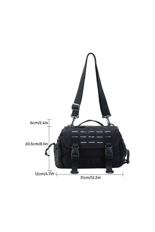 Reedark Gece Rengi Çok Amaçlı Omuz Çantası - Balıkçılık Çantası 31x20.5x12cm Oxford Kumaş