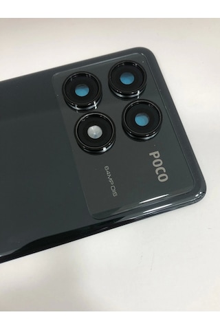 Poco X6 Pro Arka Kapak Pil Kapağı Full Sarı
