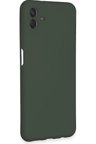 Newface - 394 - Samsung Galaxy A04e Kılıf Nano İçi Kadife Silikon - - Metemıx - Koyu Yeşil