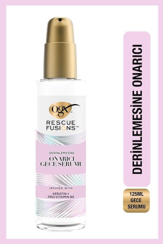 Ogx Rescue Fusions Onarıcı Gece Serumu