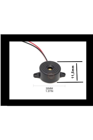 Dc 3-24v Devreli Kulaklı Buzzer-su Geçirmez Bip Sesli Alarm