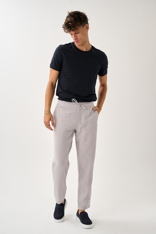 Alexandergardi Smart Casual Dokulu Pantolon Taş