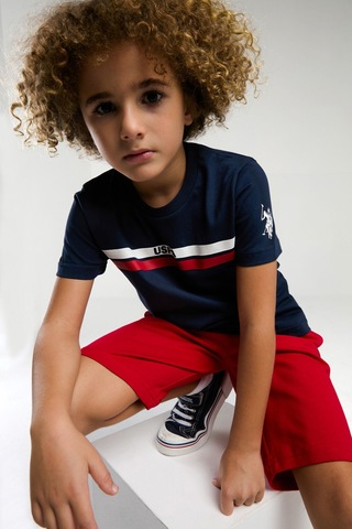 U.s. Polo Assn. Erkek Çocuk Lacivert Bermuda Takım Us2020 Lacivert