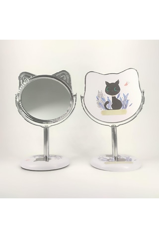 Mordino Black Cat Kedi Model Masa Aynası Mordino Black Cat Kedi Model Masa Aynası