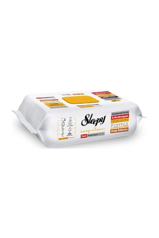 Sleepy Easy Clean Premium Arap Sabunu Katkılı Yüzey Temizlik Havlusu Mendili 100 Yaprak