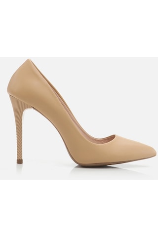 Hotiç Hakiki Deri Naturel Kadın Stiletto 01ayh274880a330 Ten Rengi