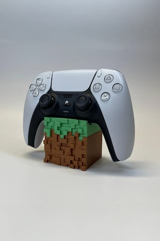 Minecraft Temalı Ps5 Dualsense Kontrol Cihazı Standı