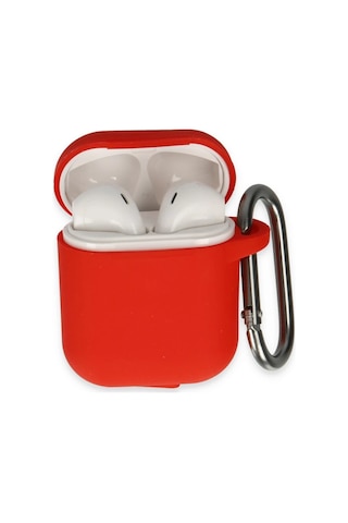 Airpods 2 2.nesil Hang Kılıf - Kırmızı Asorti