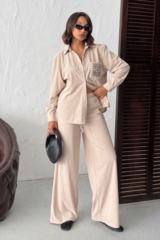 Verymoda Fitilikadife Pantolon F1996 Taş