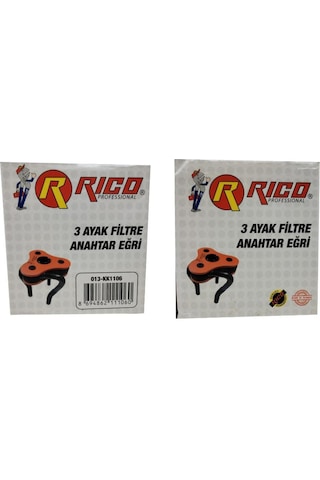 Rico Kk1106 3 Ayaklı Yağ Sökme Takma Filtre Anahtarı Eğri