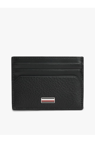 Tommy Hilfiger Th Central Cc Holder Erkek Siyah Cüzdan - Am0am14494