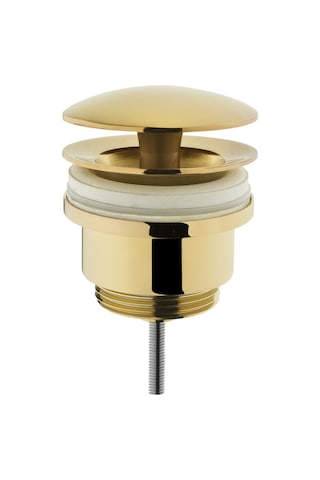 VitrA Yuvarlak Lavabo Süzgeci Universal Sabit Altın A4514823