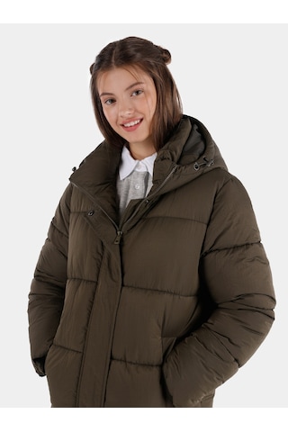 Colin's Colins Cl1065794 Regular Fit Kadın Kaban - Yeşil Haki