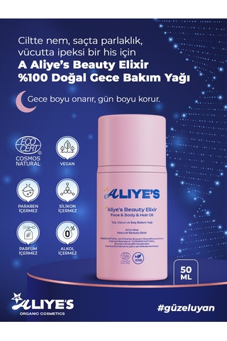 A Aliye's Beauty Elixir Gece Bakım Yağı 50 ML