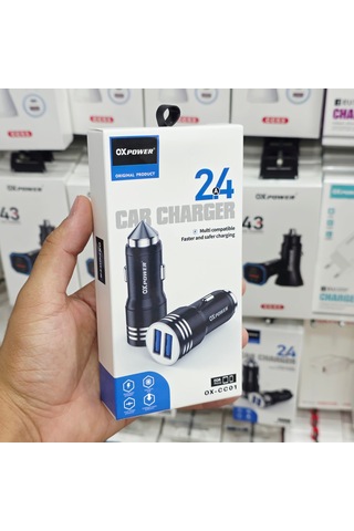 5 Adet 2.4a Çift Usb Girişli Hızlı Araç Şarj Cihazı