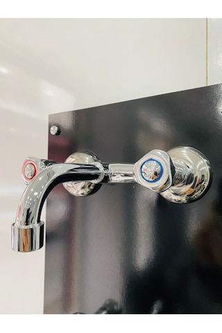 Klasik Sabit Lavabo Batarya Krom
