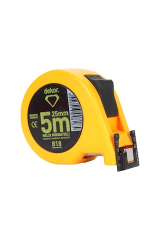 H Dekor Şerit Metre 5 M X 25 Mm Helix Mıknatıslı