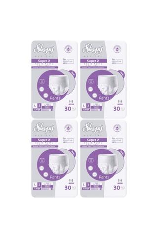 Sleepy Süper2 Emici Külot L Beden 4 Paket 120 Adet
