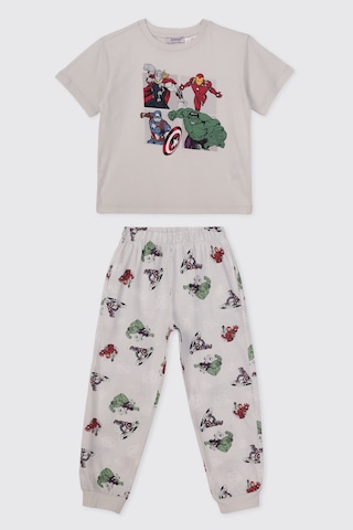 Panço Erkek Çocuk Gri Pijama Takımı 2611bk39005