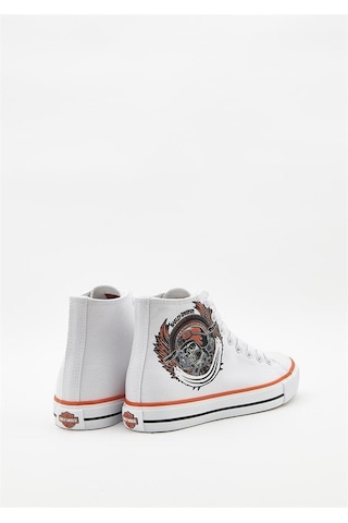 Harley Davidson 023z100150 Pittsburgh White Kadın Sneaker 001